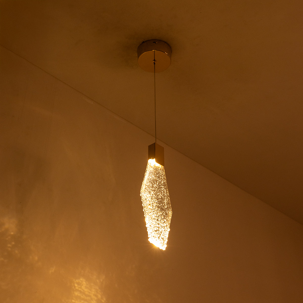 Buy True Worth Crystal Sleek LED Pendant Light living