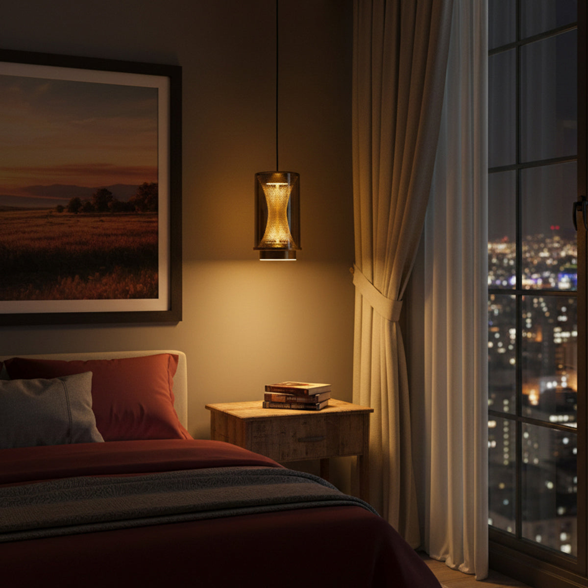 Buy Visionary Smoke Glass LED Pendant Light Interior Lights