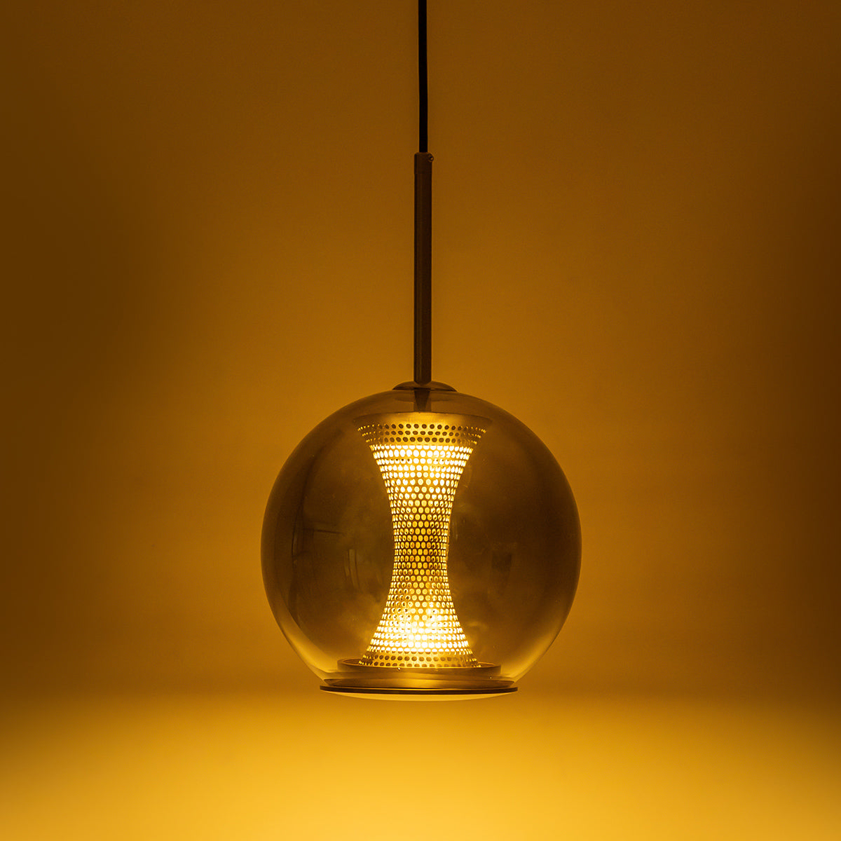 Buy Visionary Smoke Glass Round LED Pendant Light home