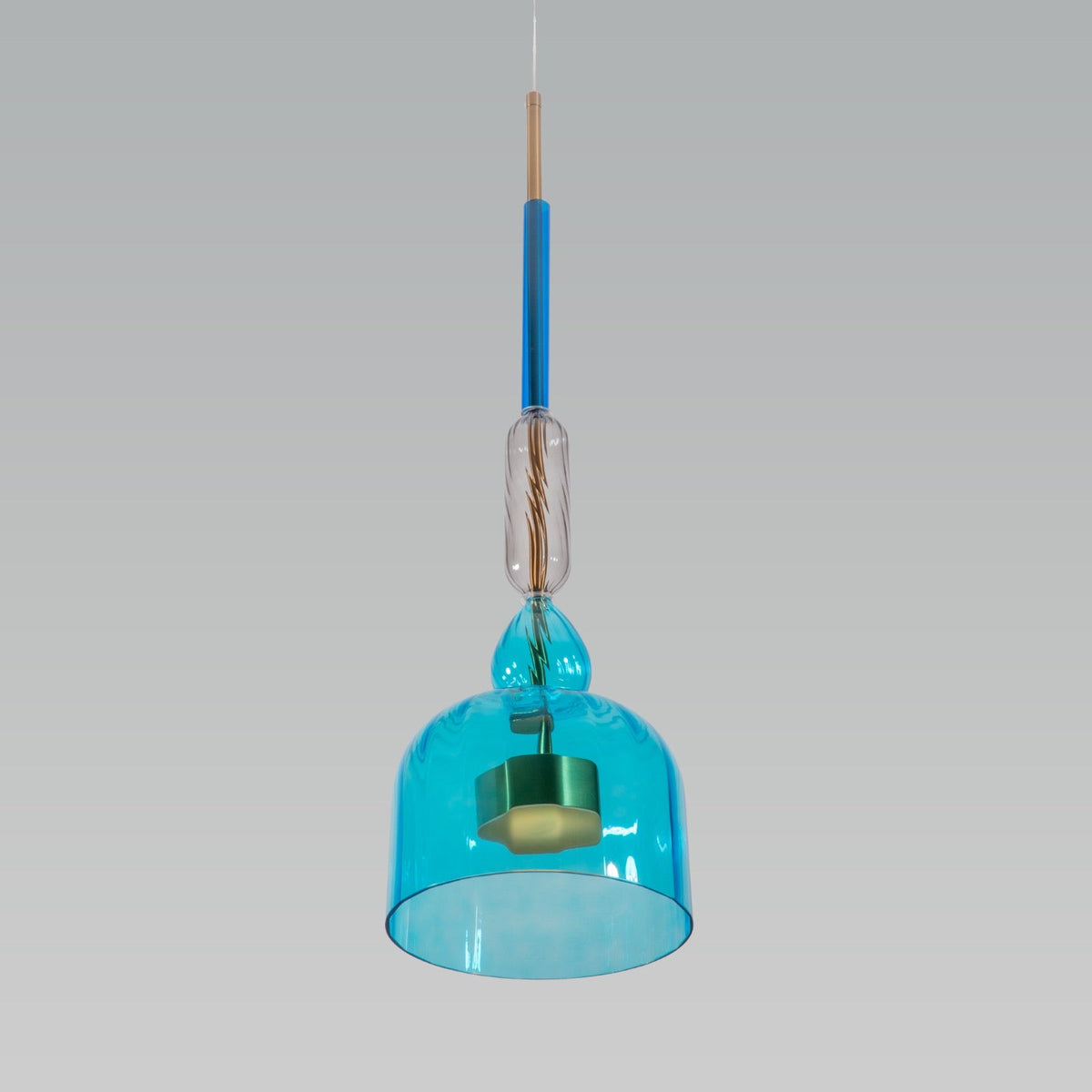 Buy Vivid Blue Amber LED Pendant Light Corners