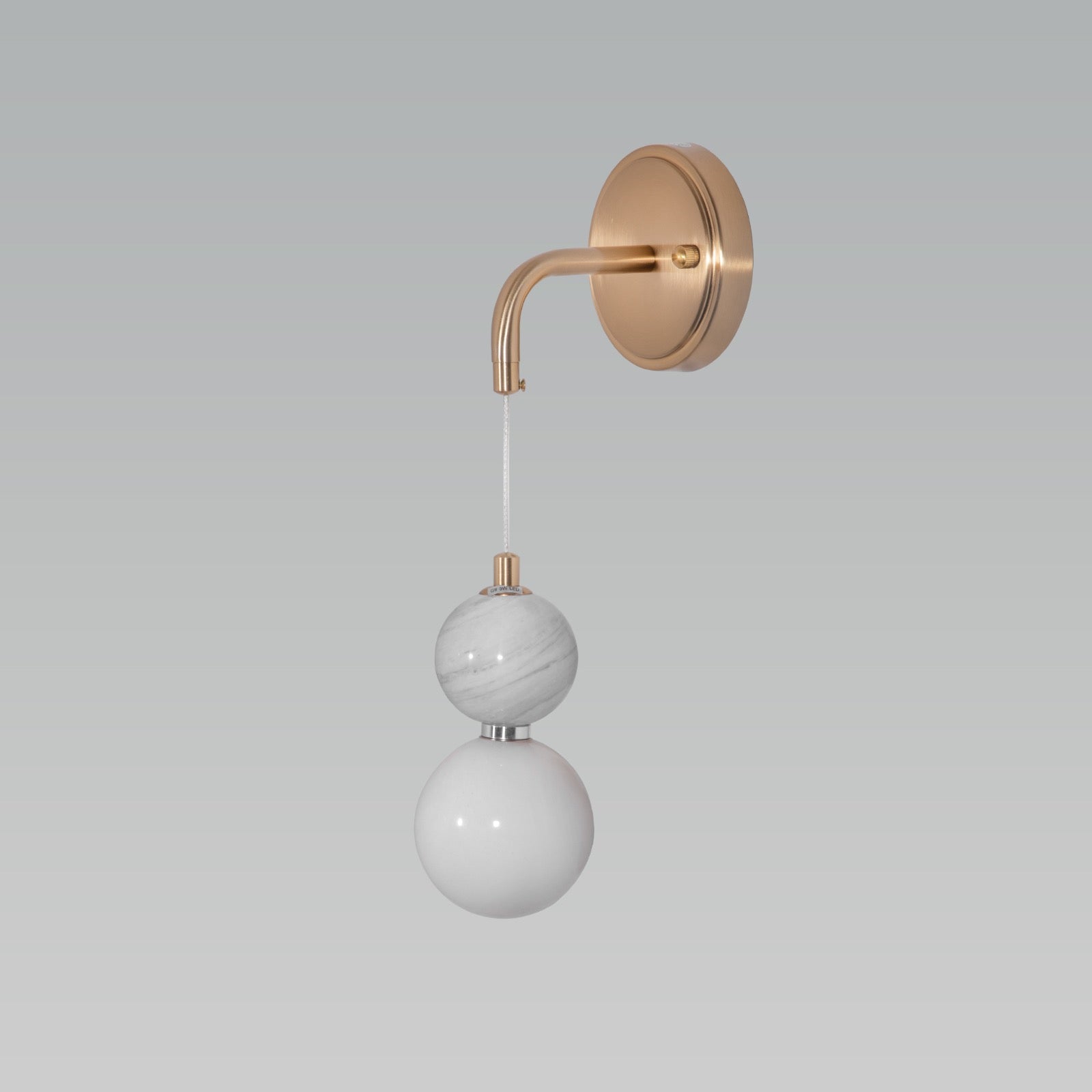 Buy White Marble LED Wall Light Sconce