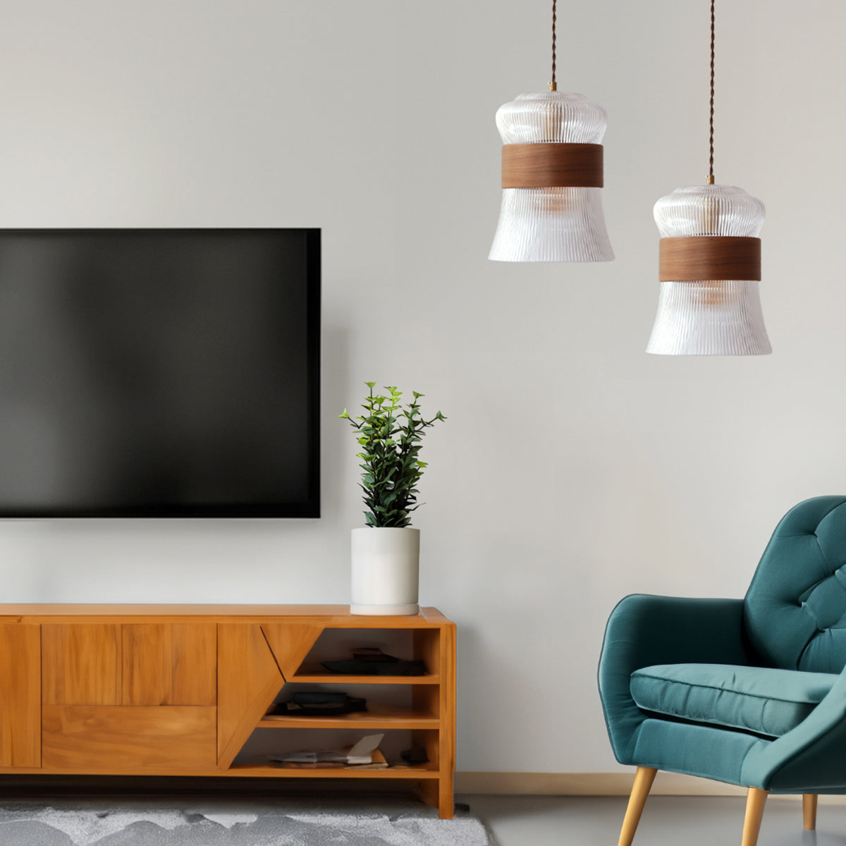 Buy Wooden Gaze Pendant Light Interior Lights