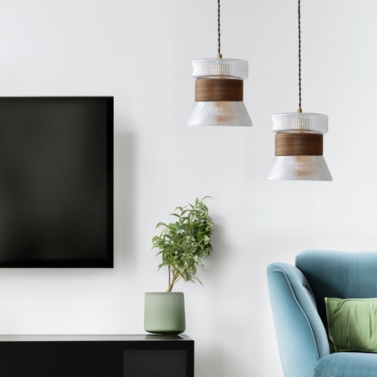 Buy Wooden Look Pendant Light Bangalore