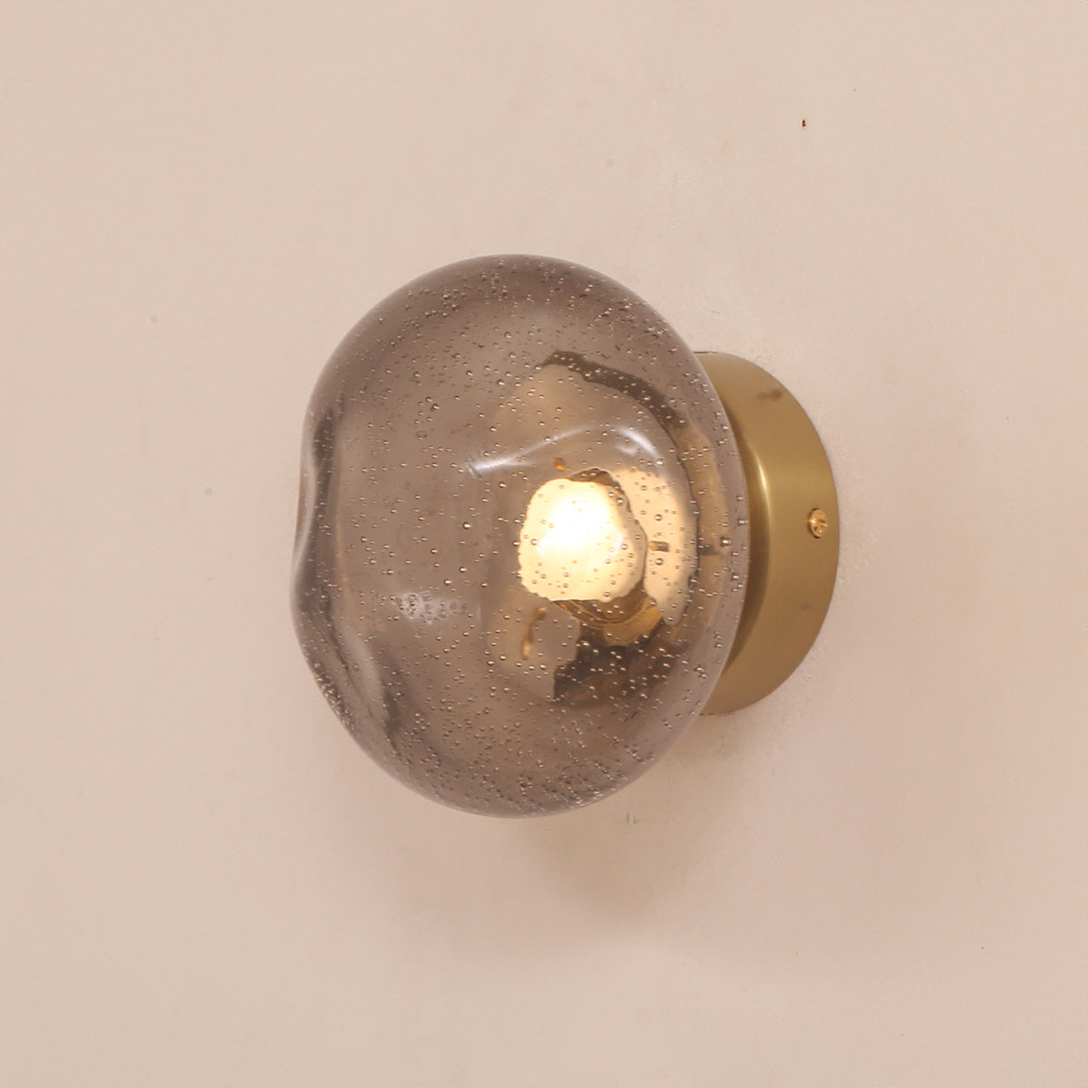 Cherished Smoke LED Wall Light for Living & Bedroom | Light & Living
