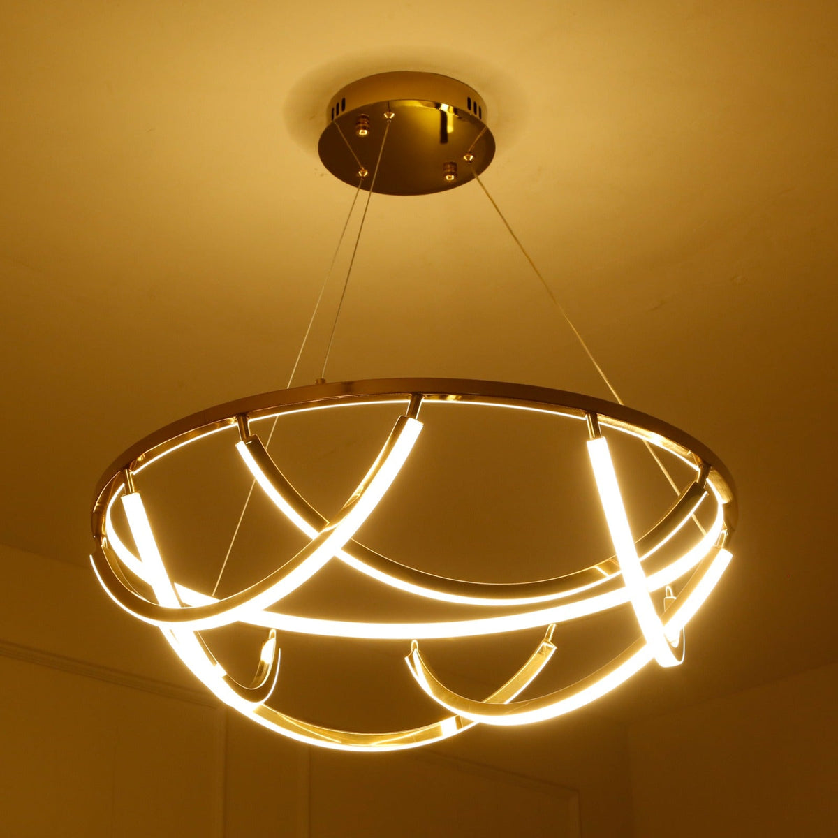 Close Bond Gold ( 3 Colour ) LED Chandelier online