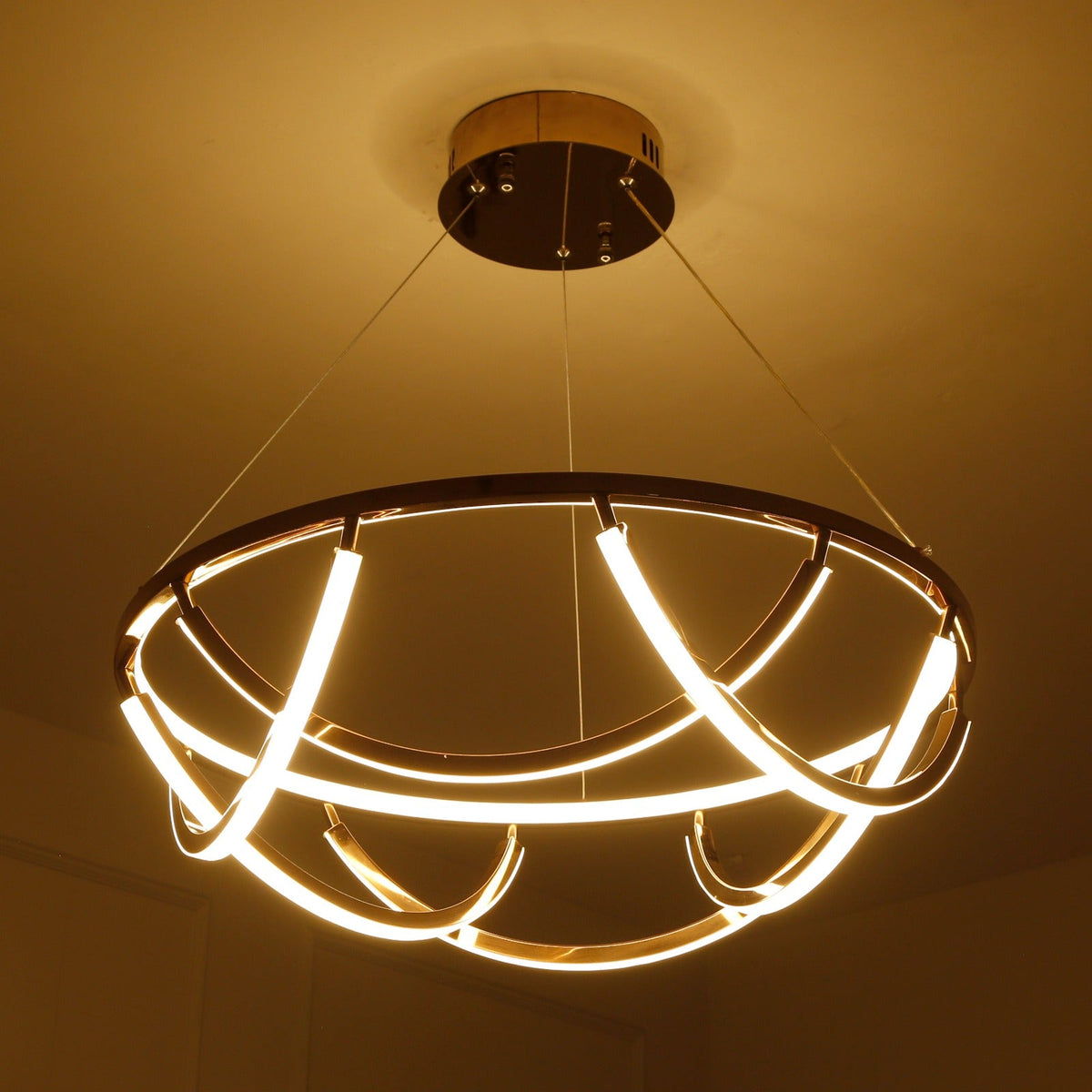 Close Bond Rose Gold ( 3 Colour ) LED Chandelier online