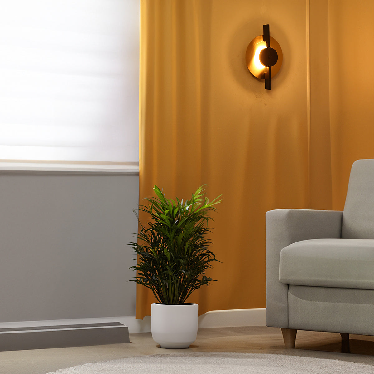 Divine Black Gold LED Wall Light Online