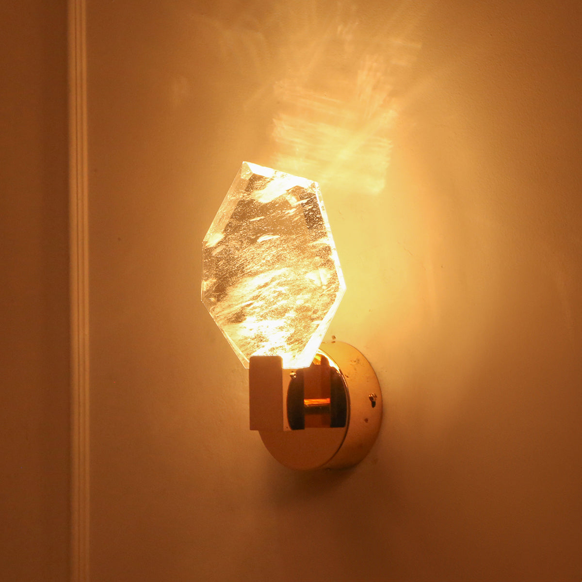 Glacier Rose Gold LED Wall Light Online