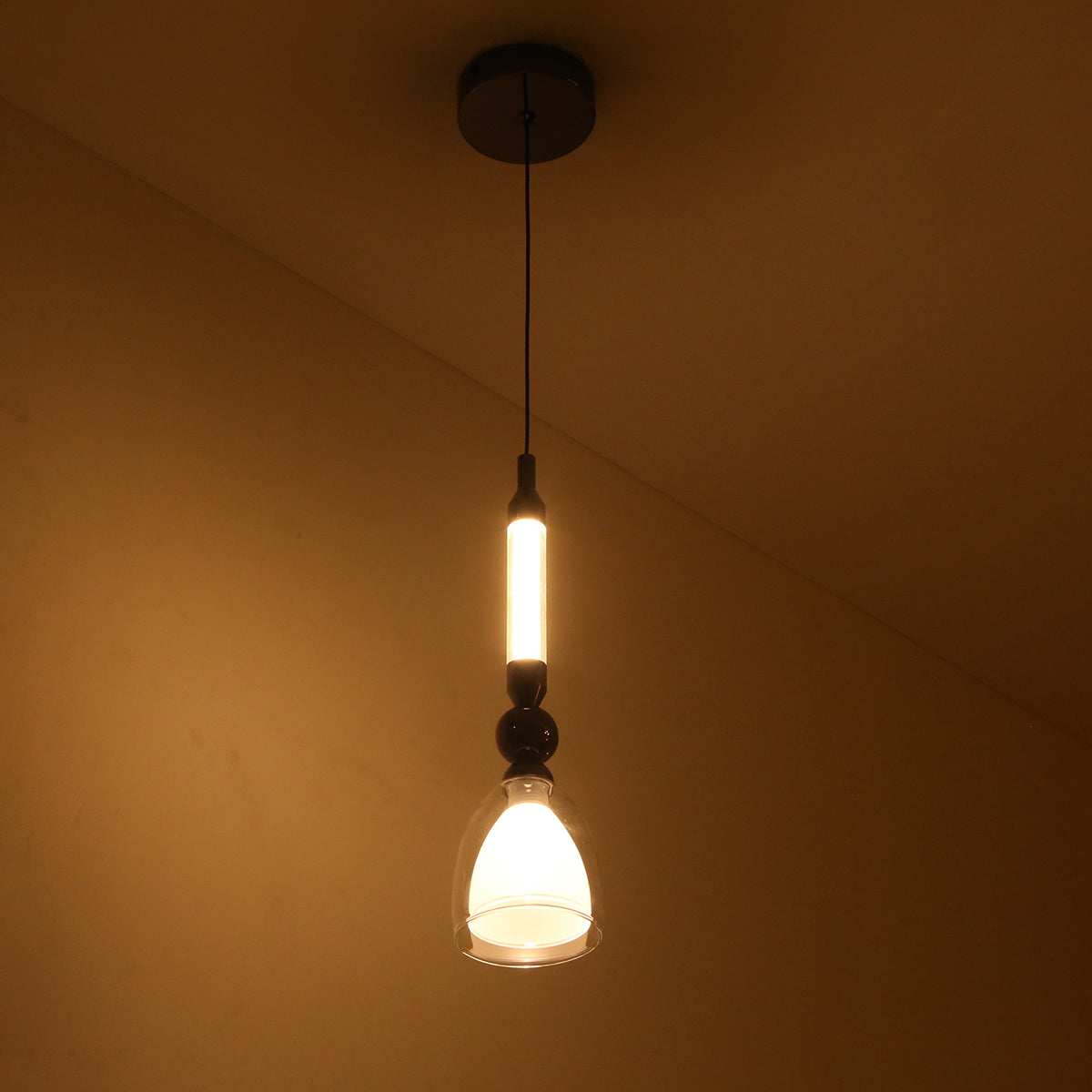 Good Times Black LED Pendant Light Online