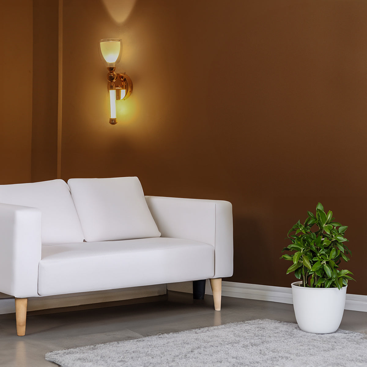 Good Times Gold Single LED Wall Light Online