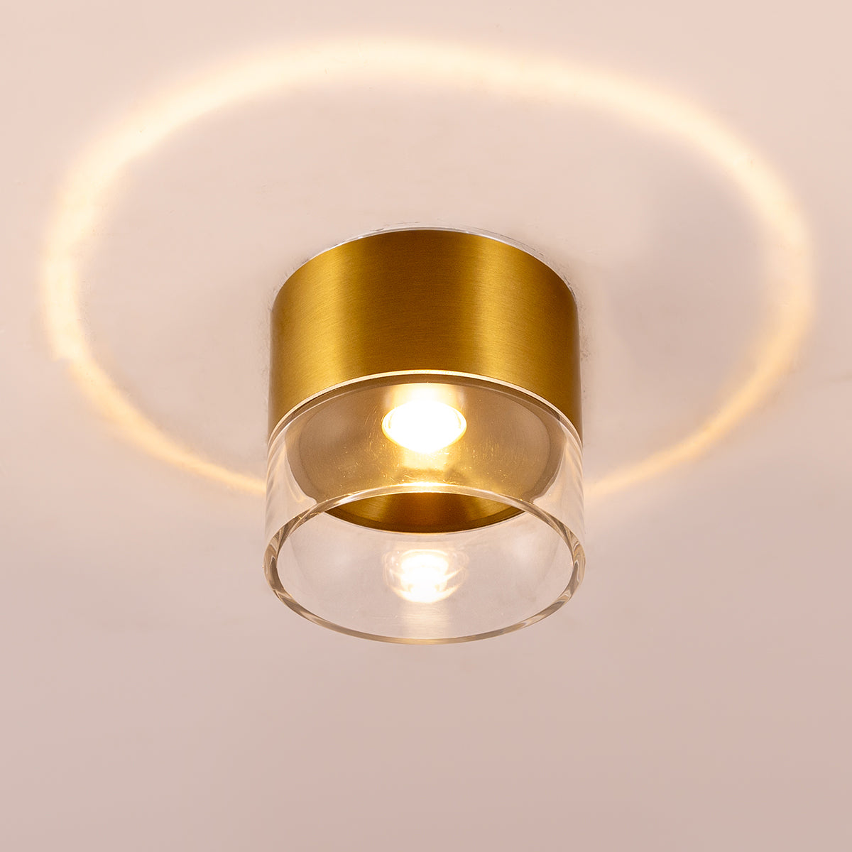 Halo Brass LED Ceiling Light Decorative Lights