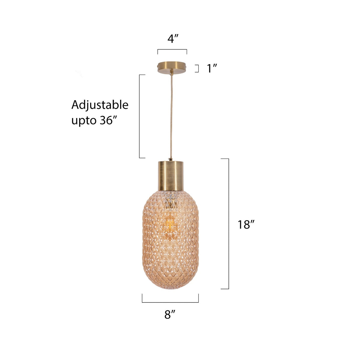 Hop Hop Amber Pendant Light online