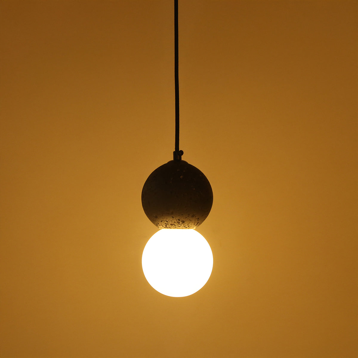 Shop Leave a Mark Black LED Pendant Light Living Room