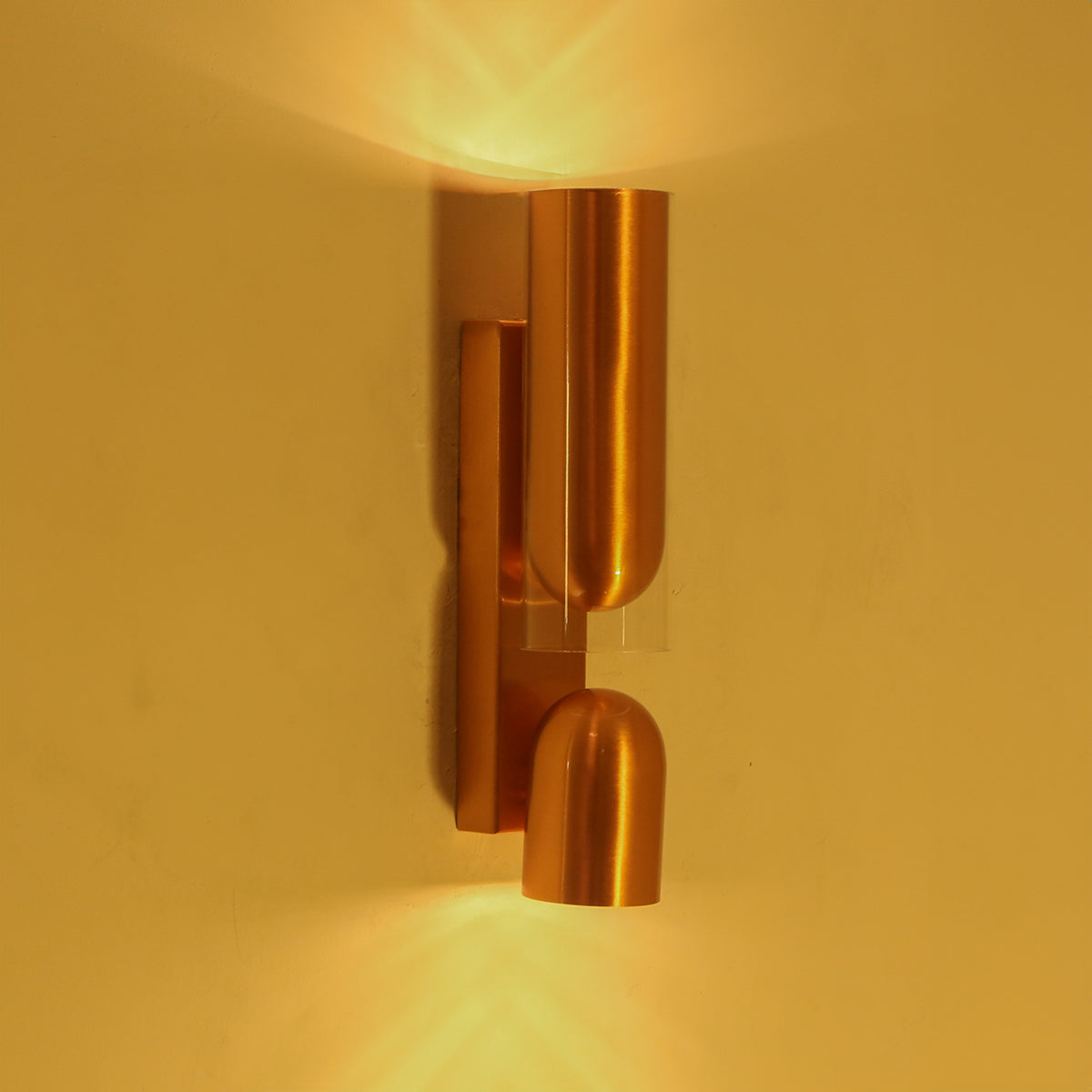 Modern Outlook Rose Gold LED Wall Light Online