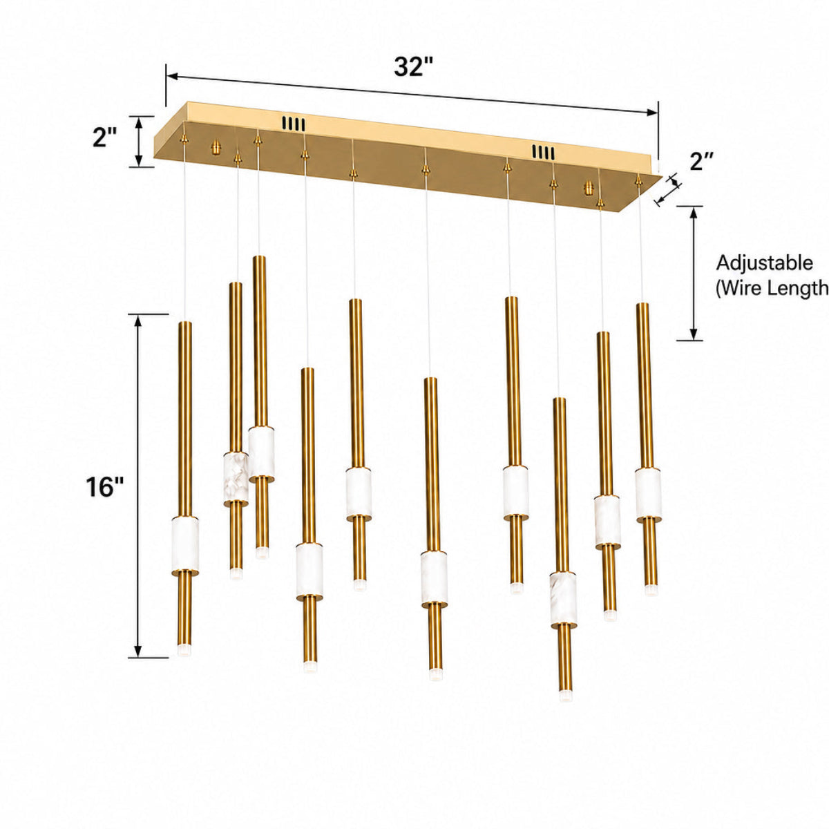 Shop Draw Me In Alabaster LED Chandelier Bangalore