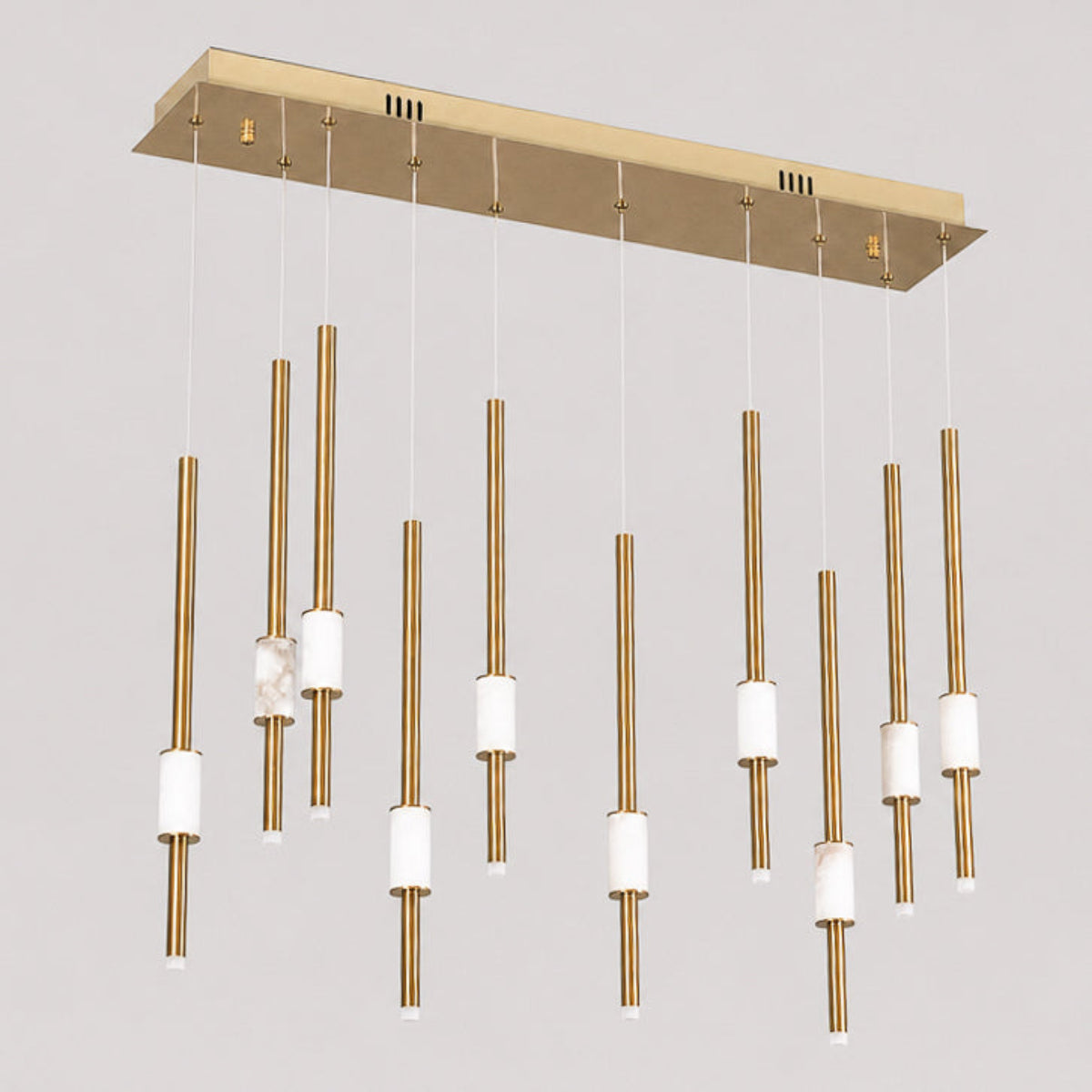 Shop Draw Me In Alabaster LED Chandelier Online