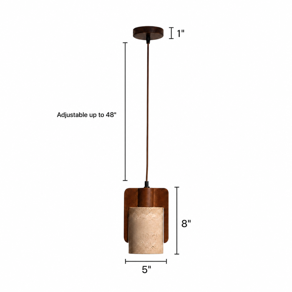 Shop Looker Travertine Pendant Light Online