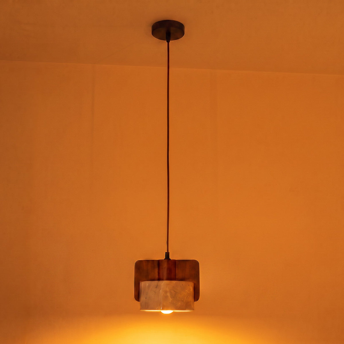 Shop Looker Travertine Sleek Pendant Light Online
