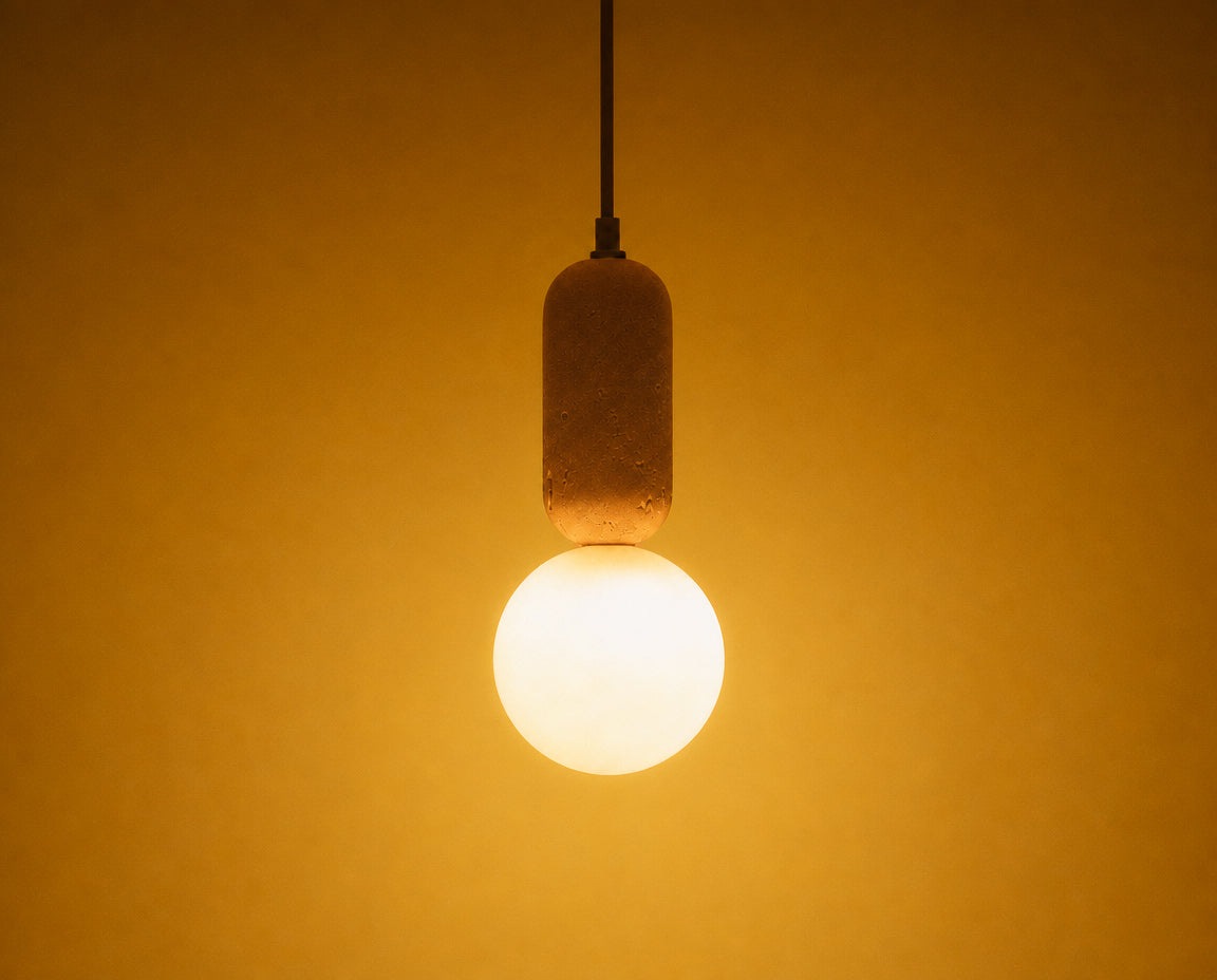 Shop Moon Beams Travertine LED Pendant Light Bangalore
