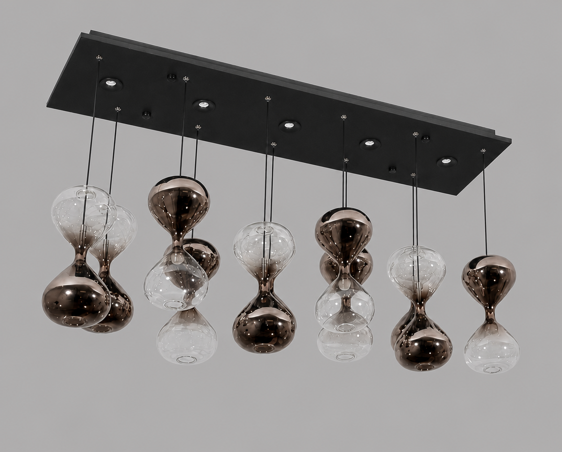 Setting Sun LED Chandelier