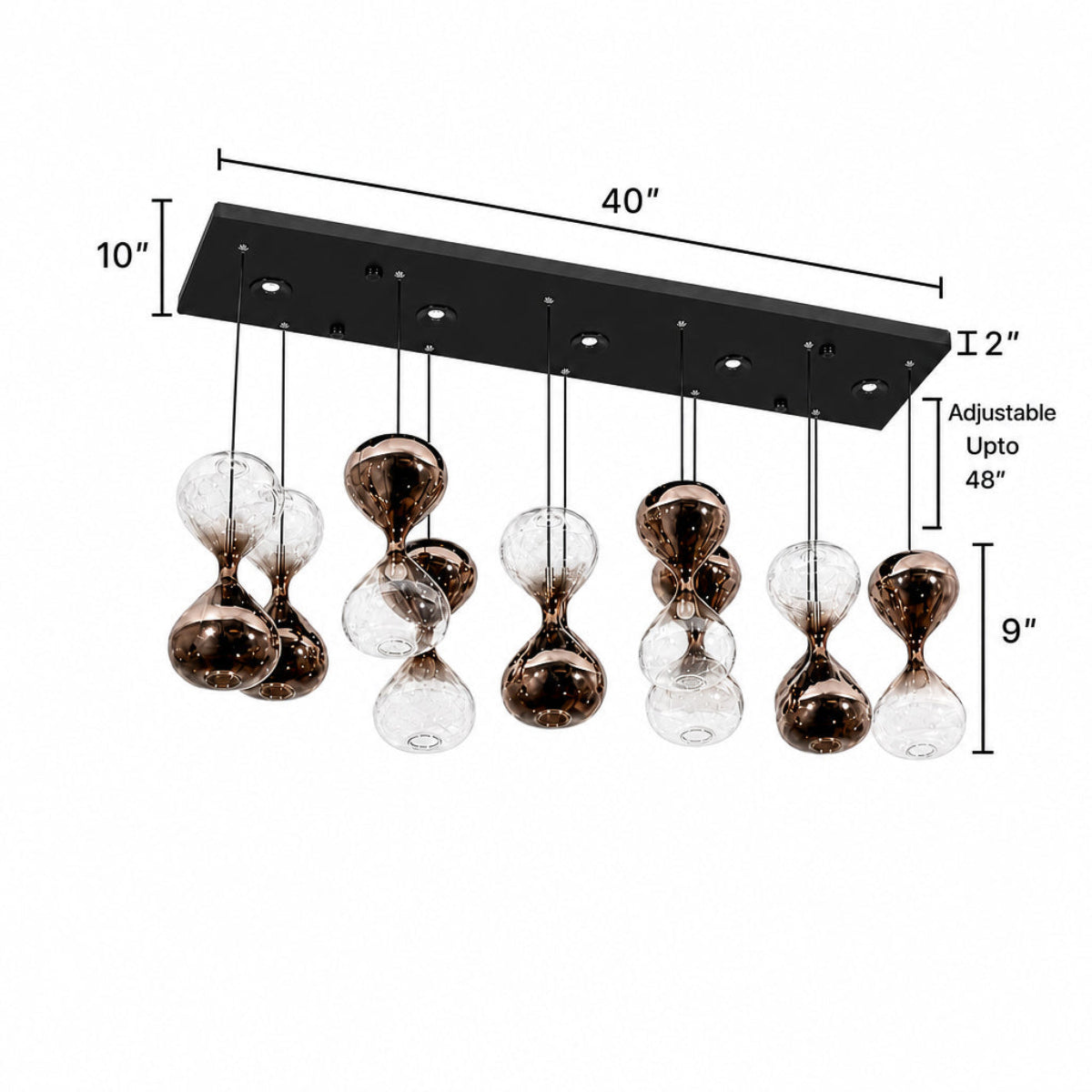 Shop Setting Sun LED Chandelier Living Room