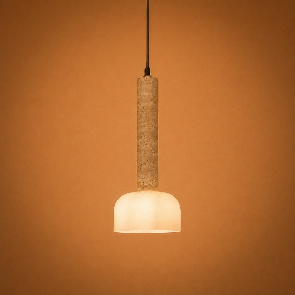 Tropica Travertine Medium Pendant Light