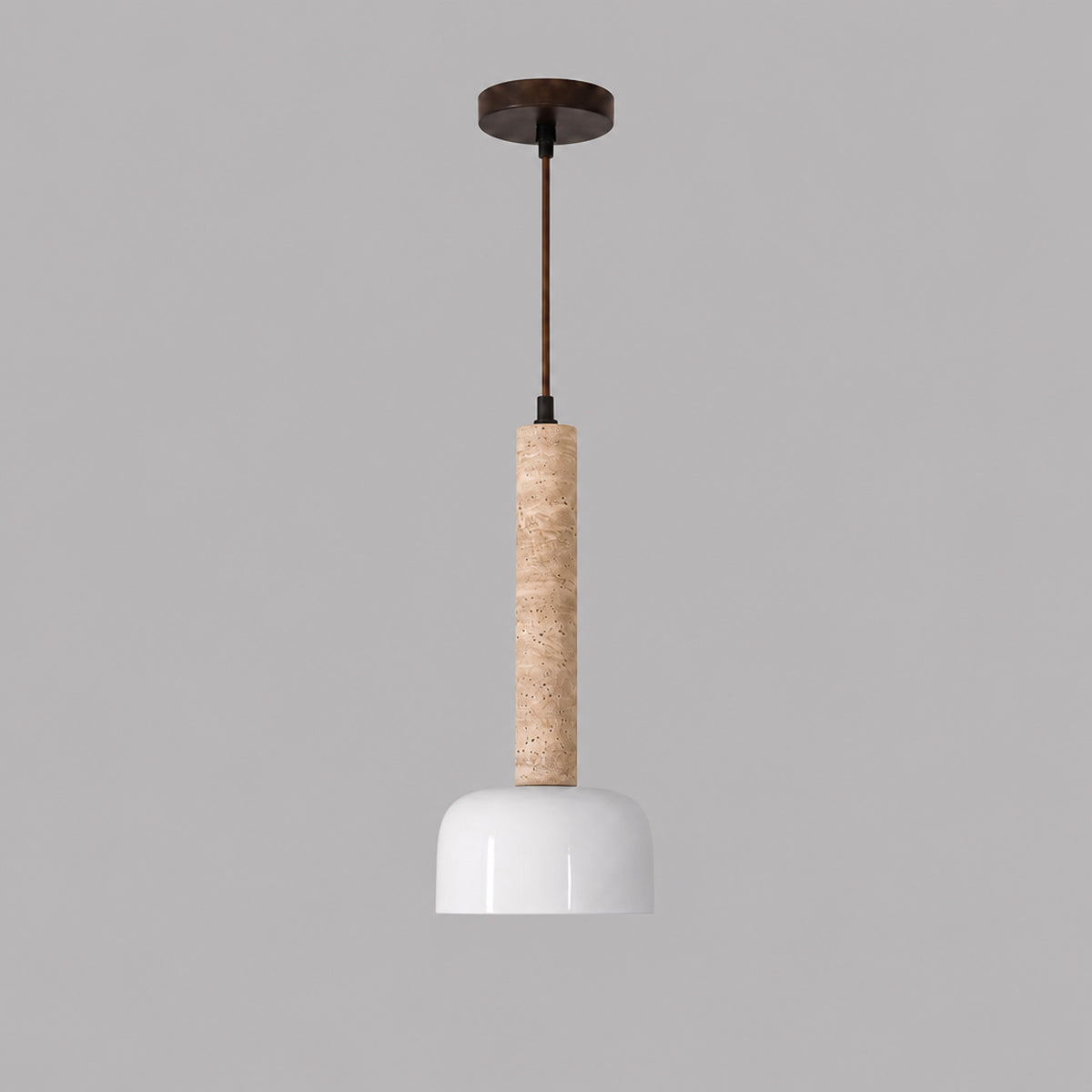 Tropica Travertine Medium Pendant Light