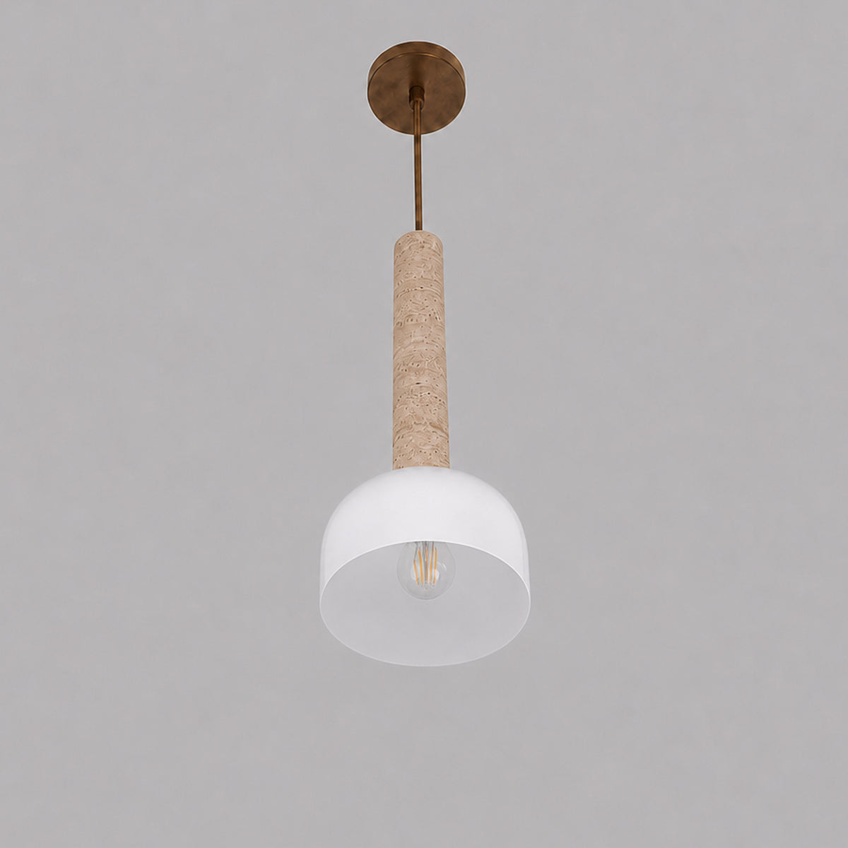 Tropica Travertine Medium Pendant Light