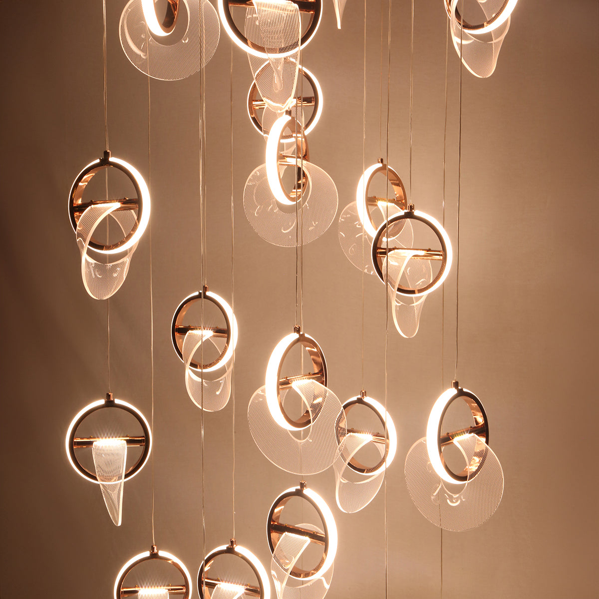 She Said Yes (3 Colour) Double Height LED Chandelier Online