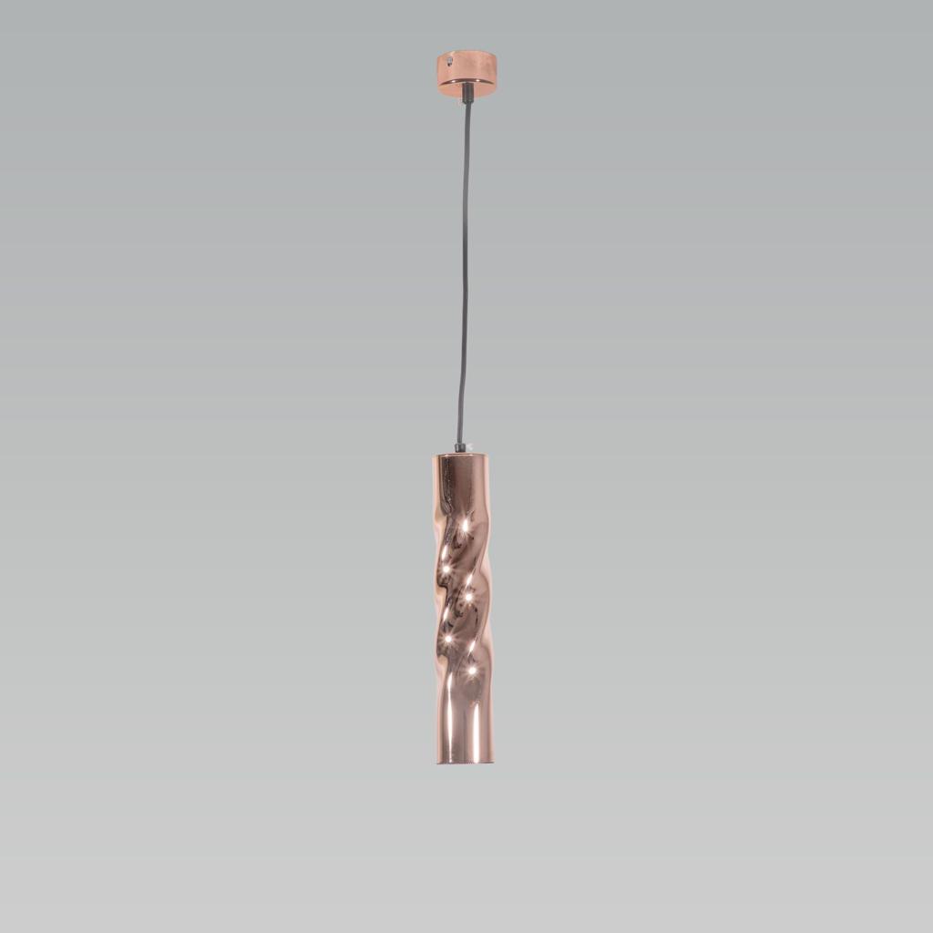 Shop All Curves Rose Gold LED Pendant Light bed corner