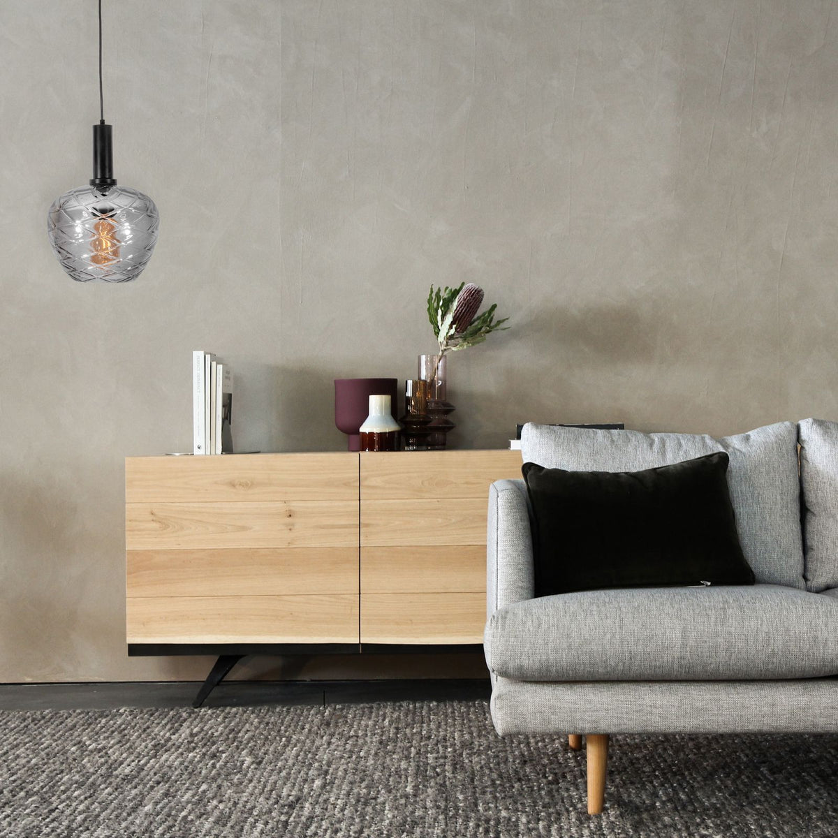 Shop Applause Smoke Pendant Light Bed