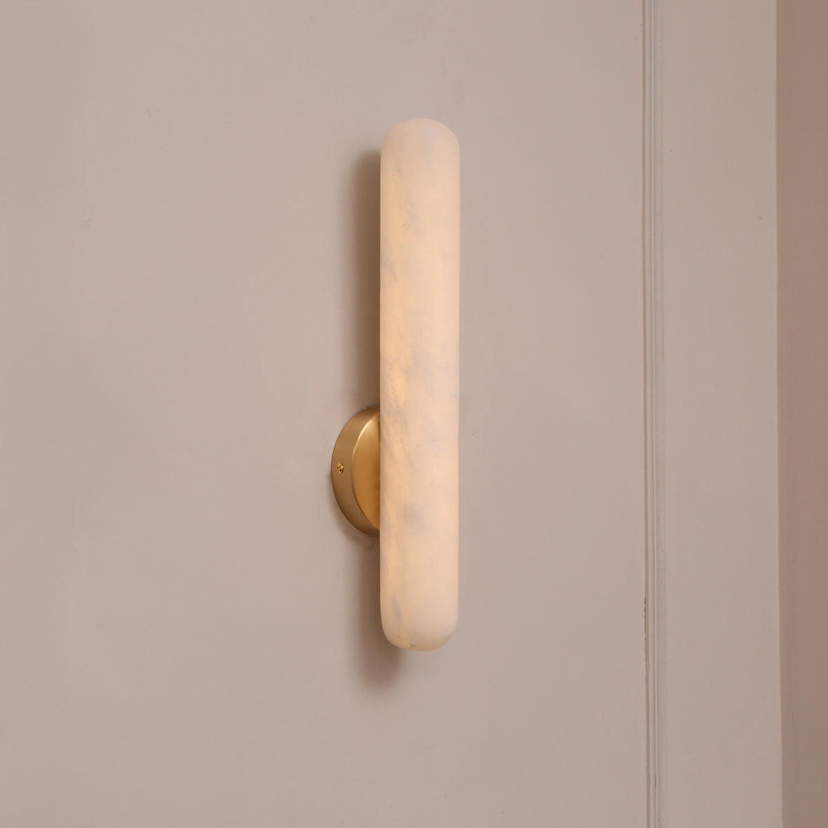 Shop Aura Spanish Marble 400mm LED Wall Light Interior Lights