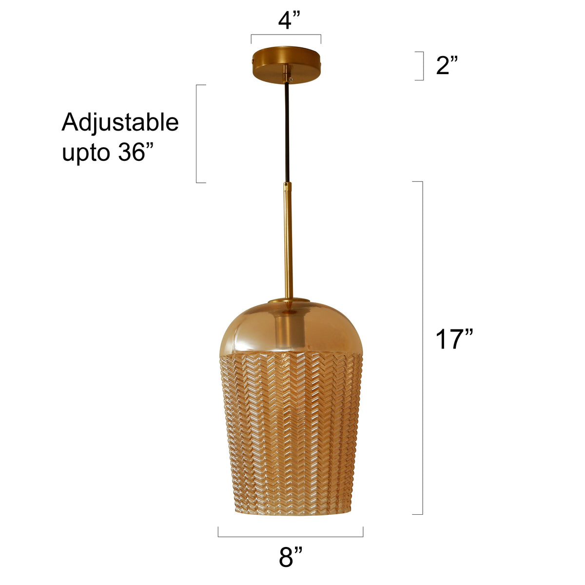Shop Be Gracious Amber Pendant Light Online