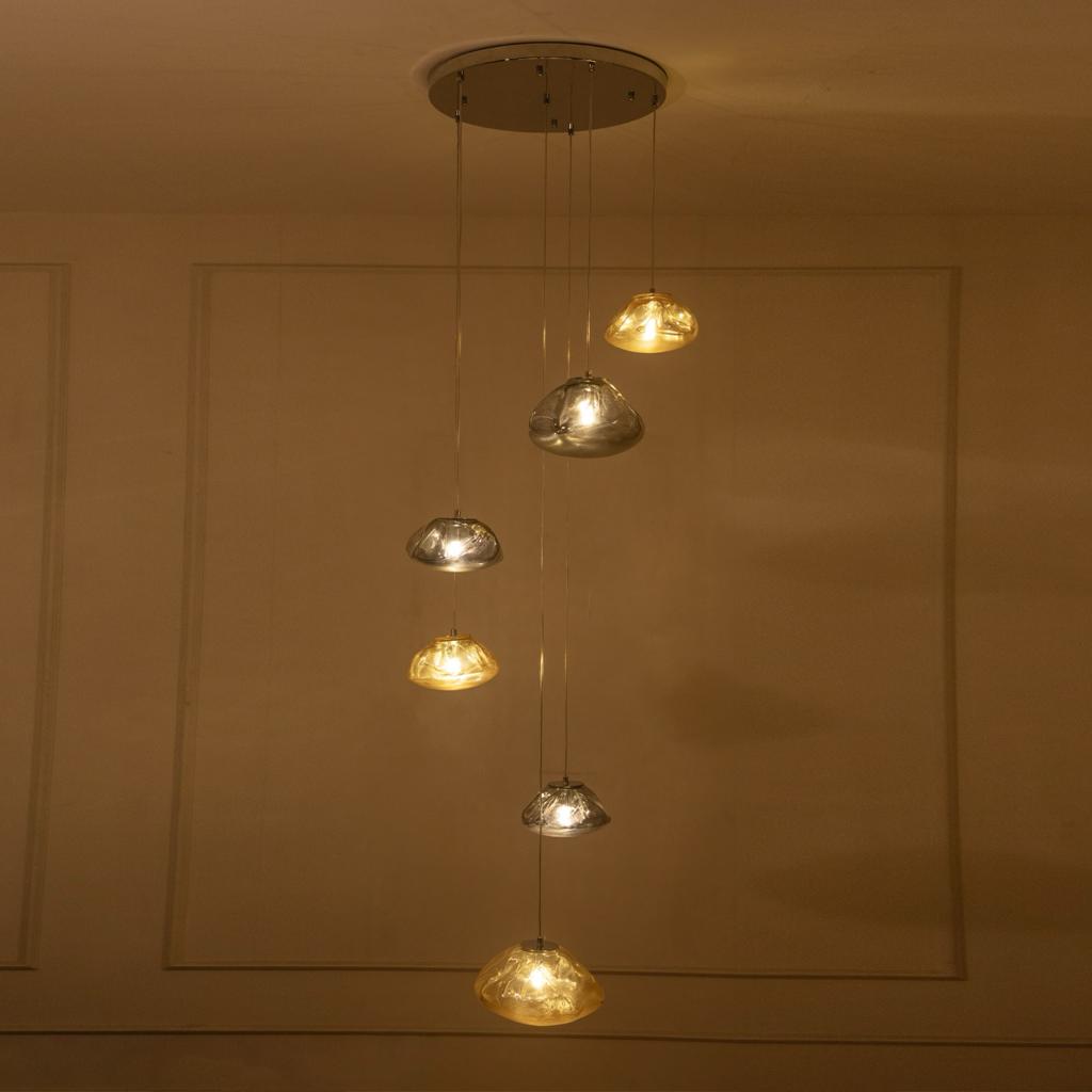 Shop Blown Glass Double Height LED Chandelier online