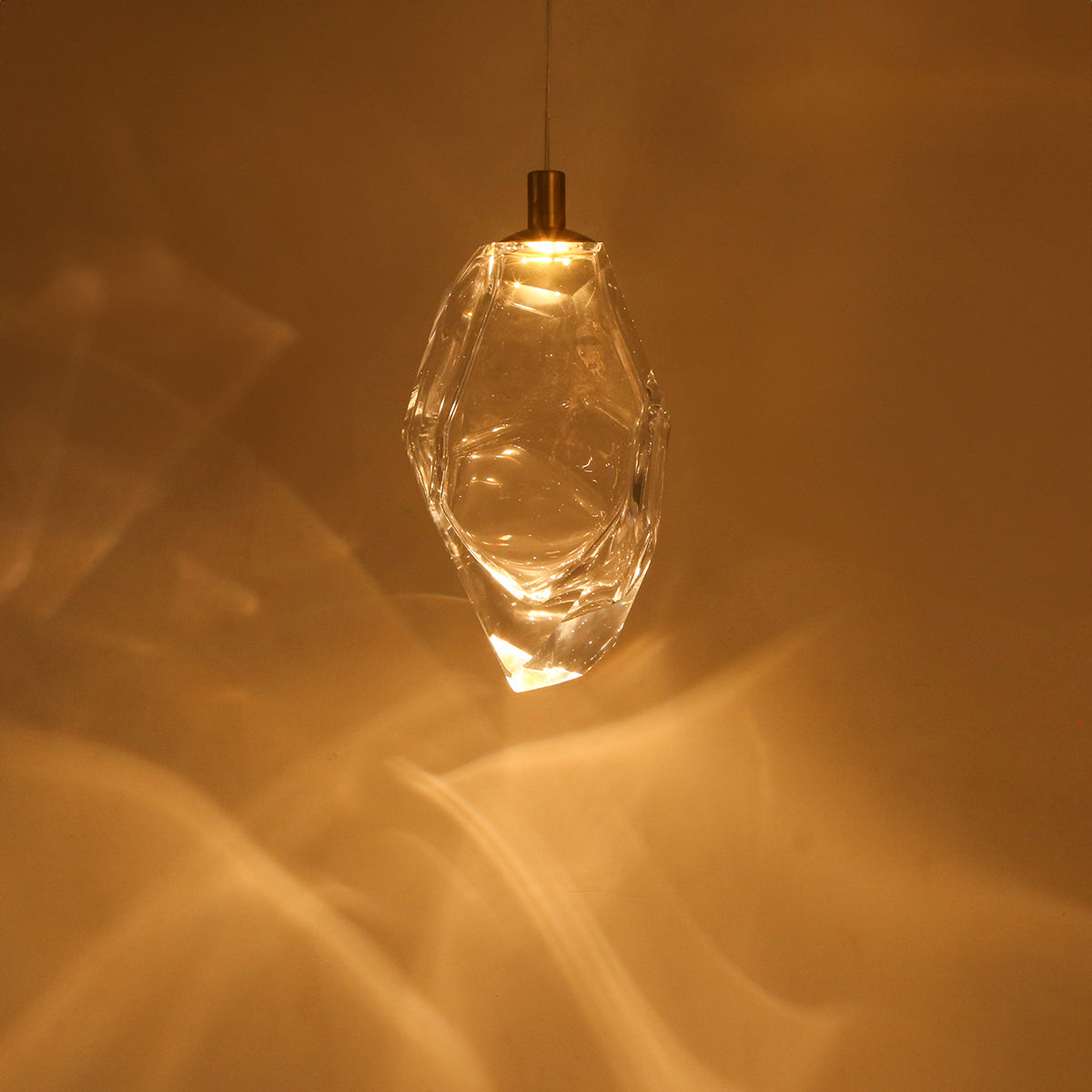 Shop Bold Clear Crystal LED Pendant Light Interior Lights