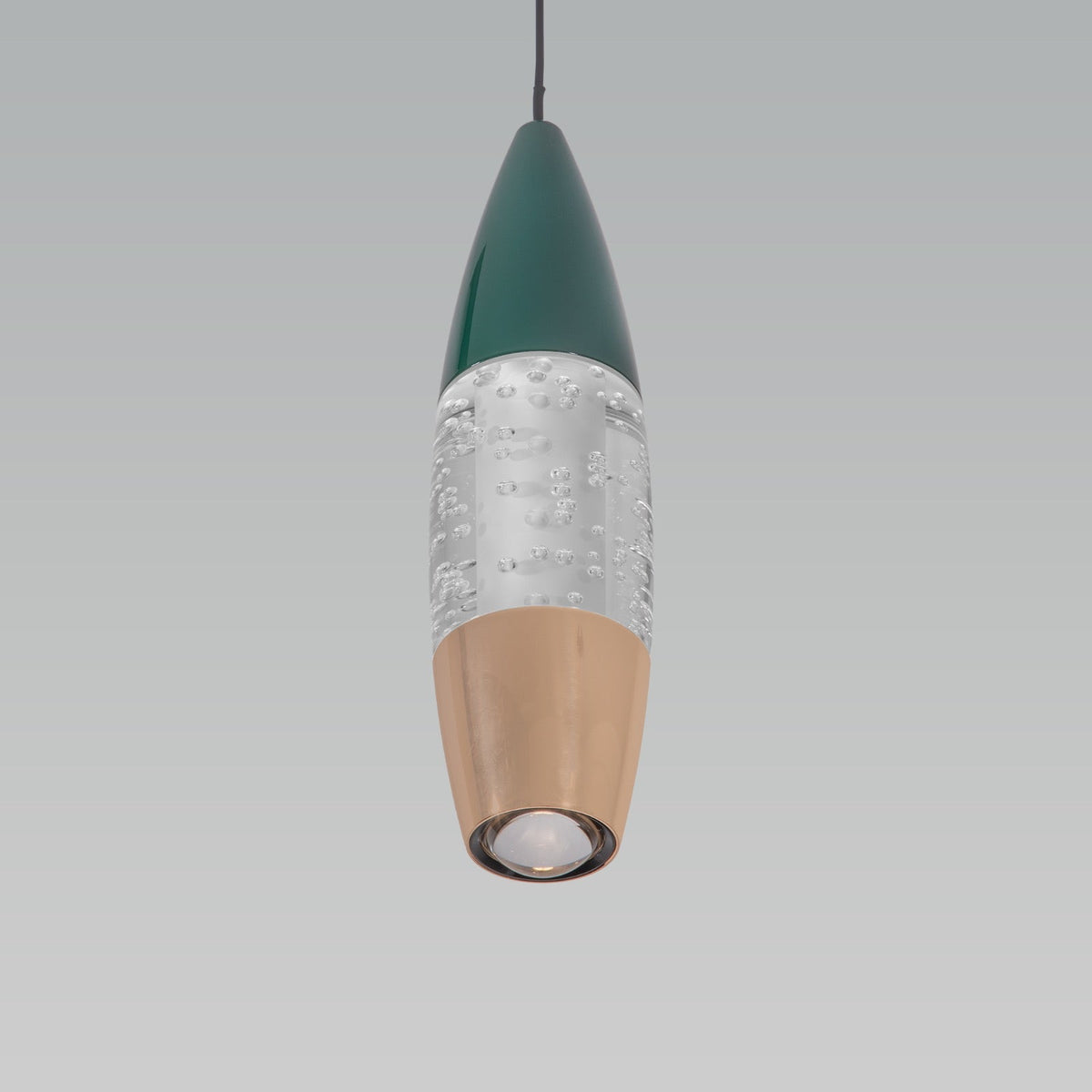 Shop Bubbles Green Gold LED Pendant Light Bedroom Corner