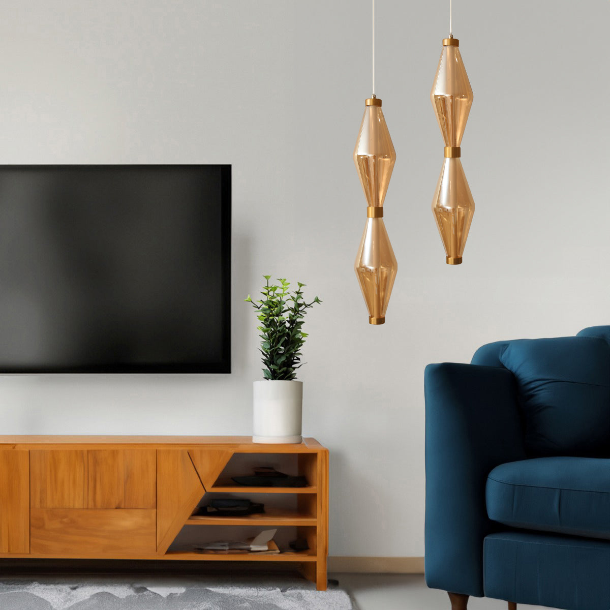 Shop Busy Day Double LED Pendant Light Interior Lights
