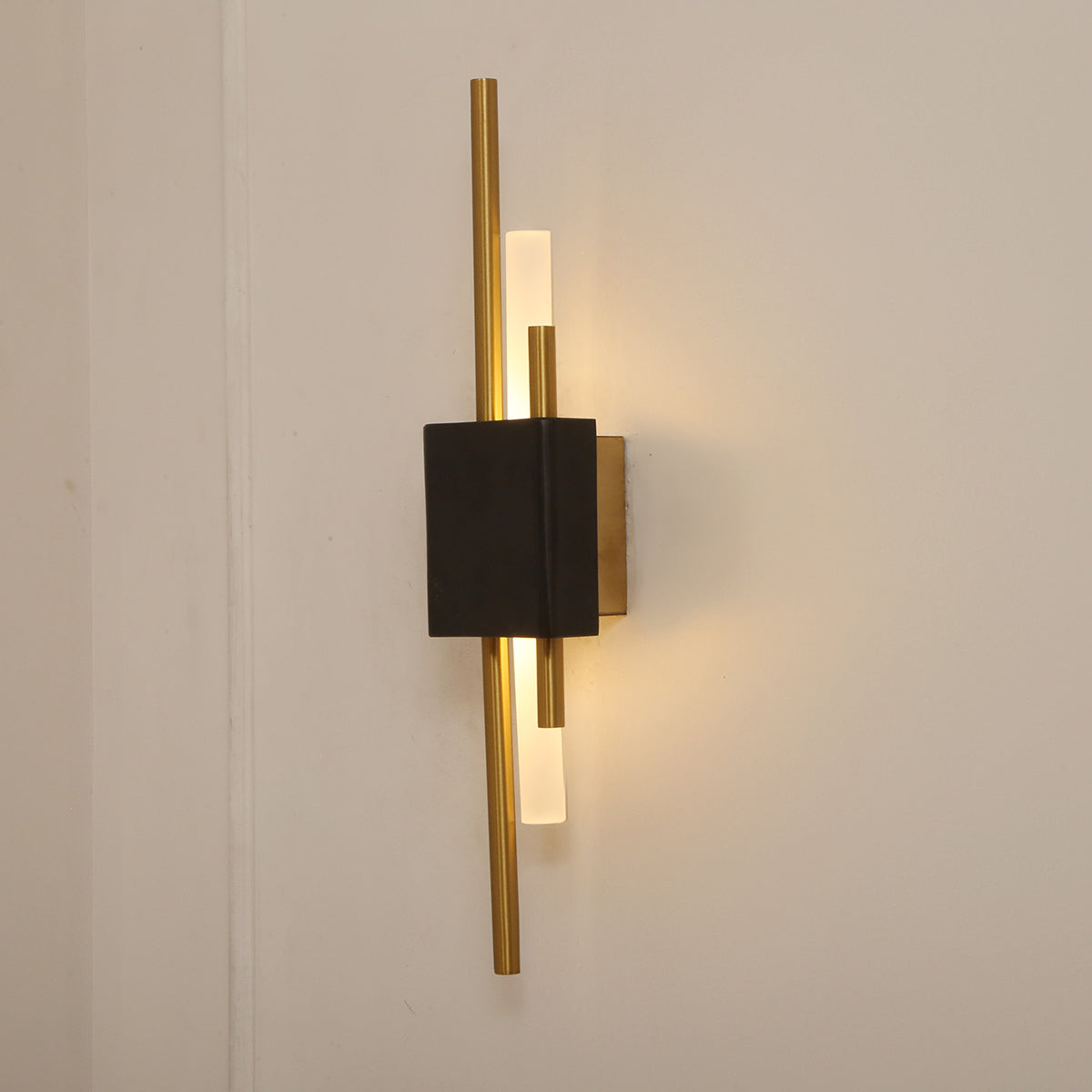 Shop Carrara Black Marble LED Wall Light Bedrooms