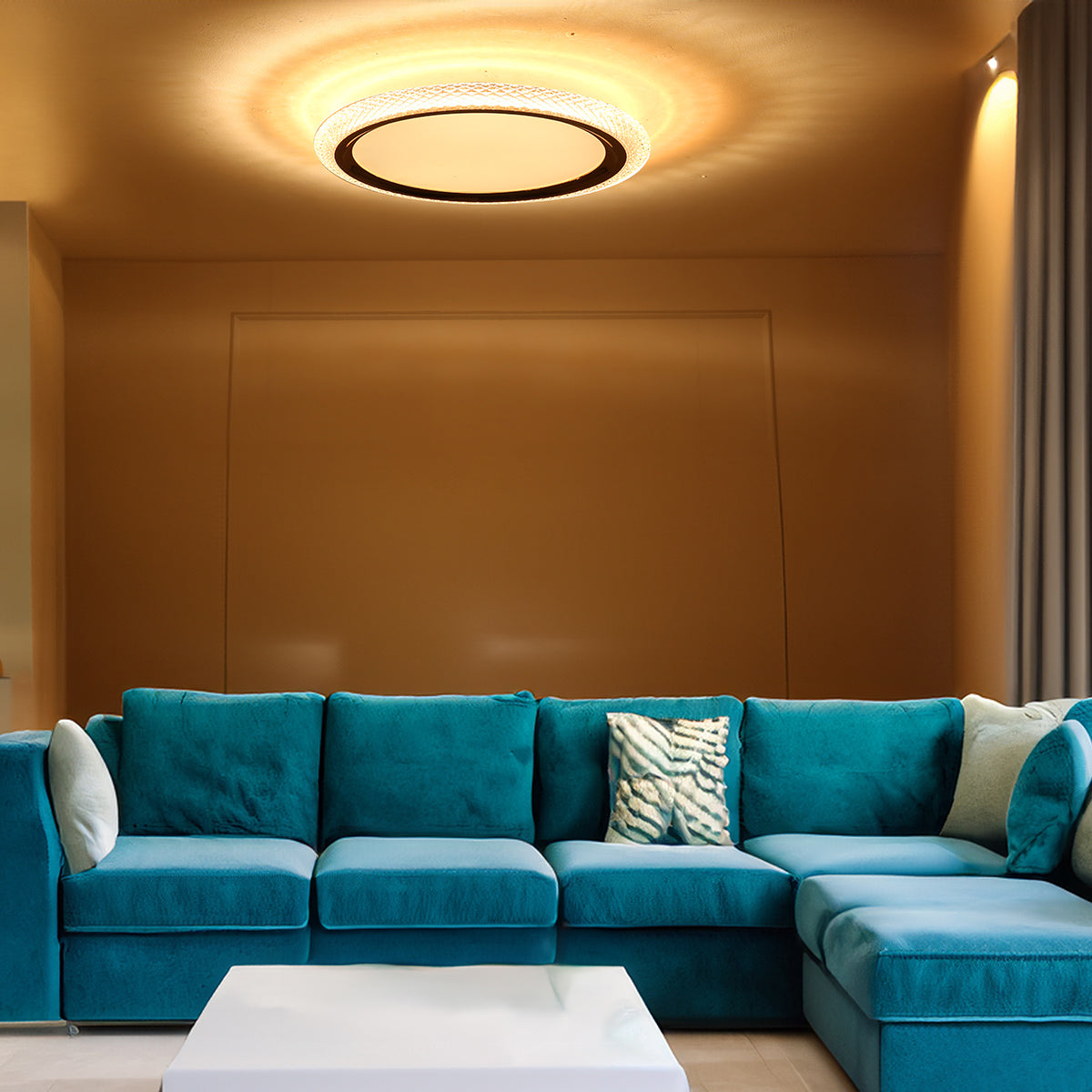 Shop Circle of Life Large (3 Colour) LED Chandelier Living Room