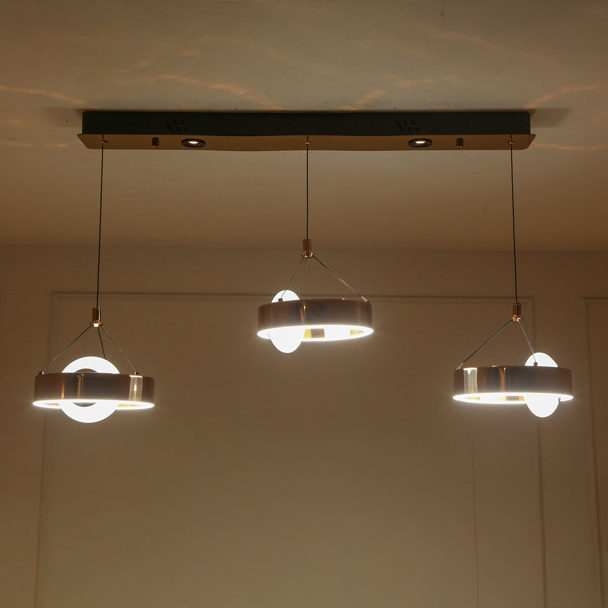 Shop Clear Day Smart (Dimmable &amp; Remote) LED Chandelier Interior Lights