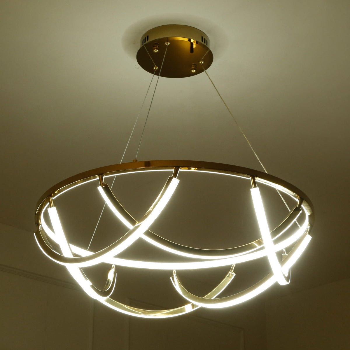 Shop Close Bond Gold ( 3 Colour ) LED Chandelier online