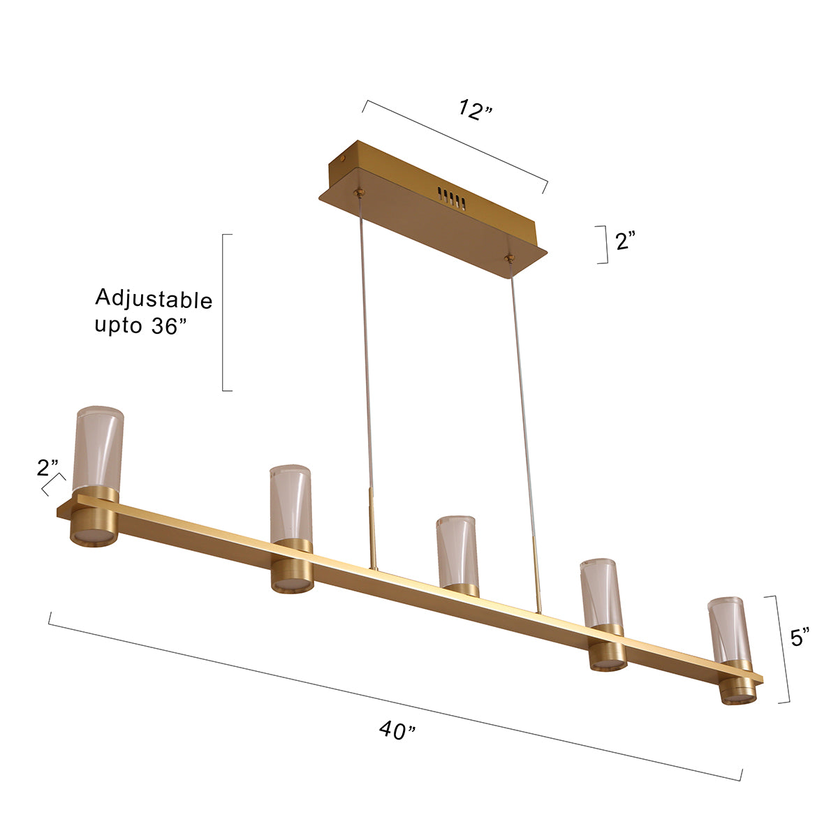 Shop Country Drive LED Chandelier Living Room