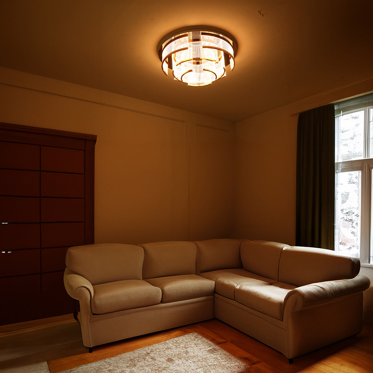 Shop Cross Country (3 Colour) LED Chandelier Dining Room