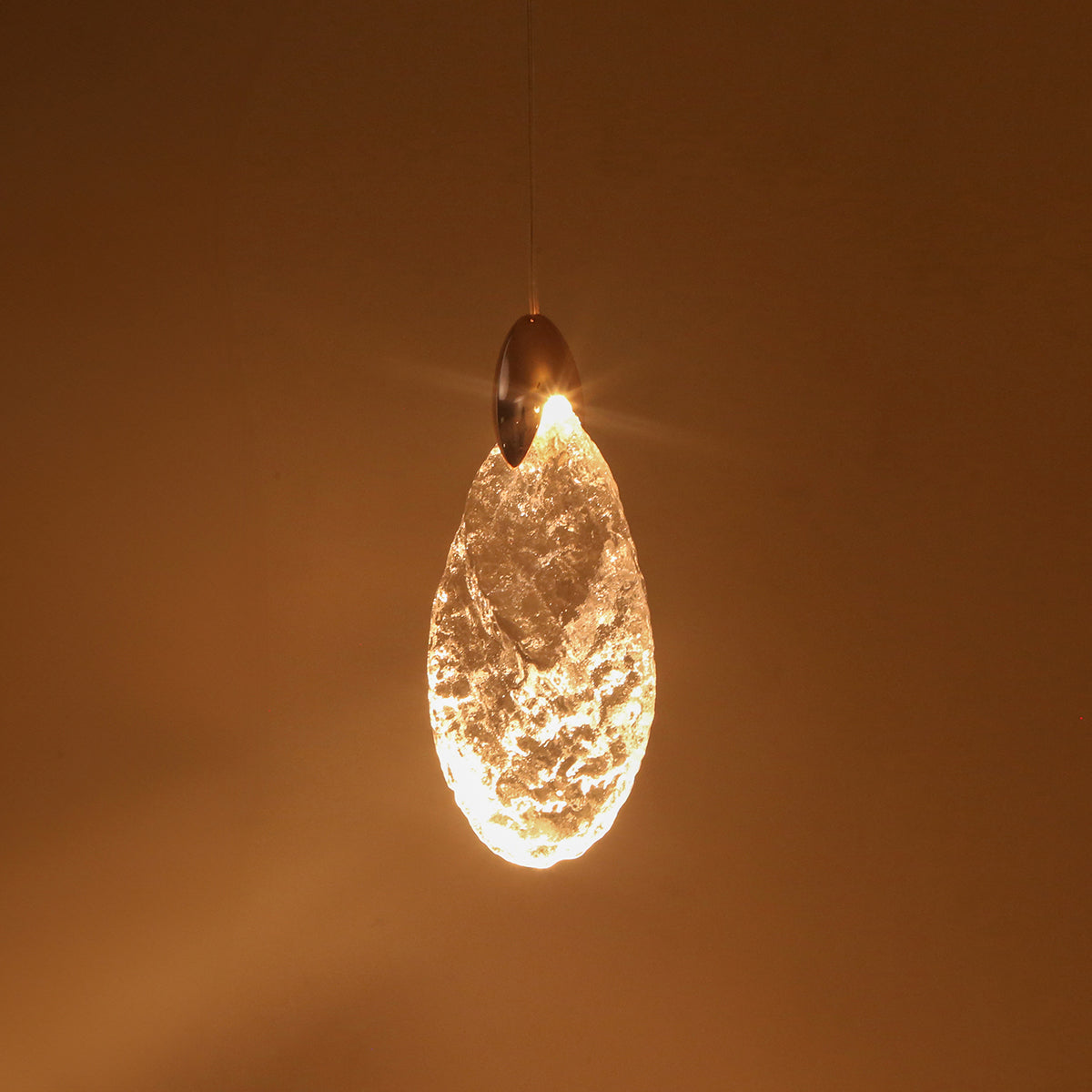 Shop Crystal Leaf LED Pendant Light Interior Lights