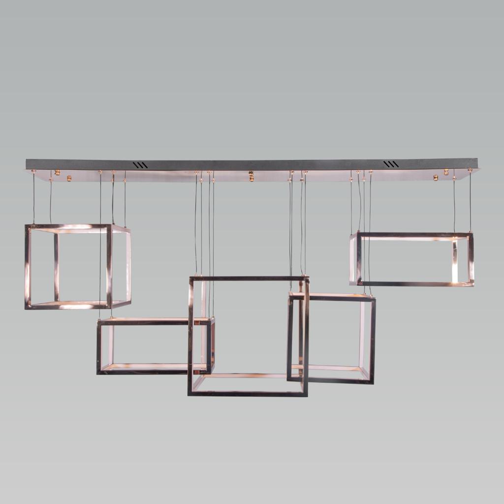 Shop Cube Cluster Large Smart (Dimmable &amp; Remote) LED Chandelier Bangalore