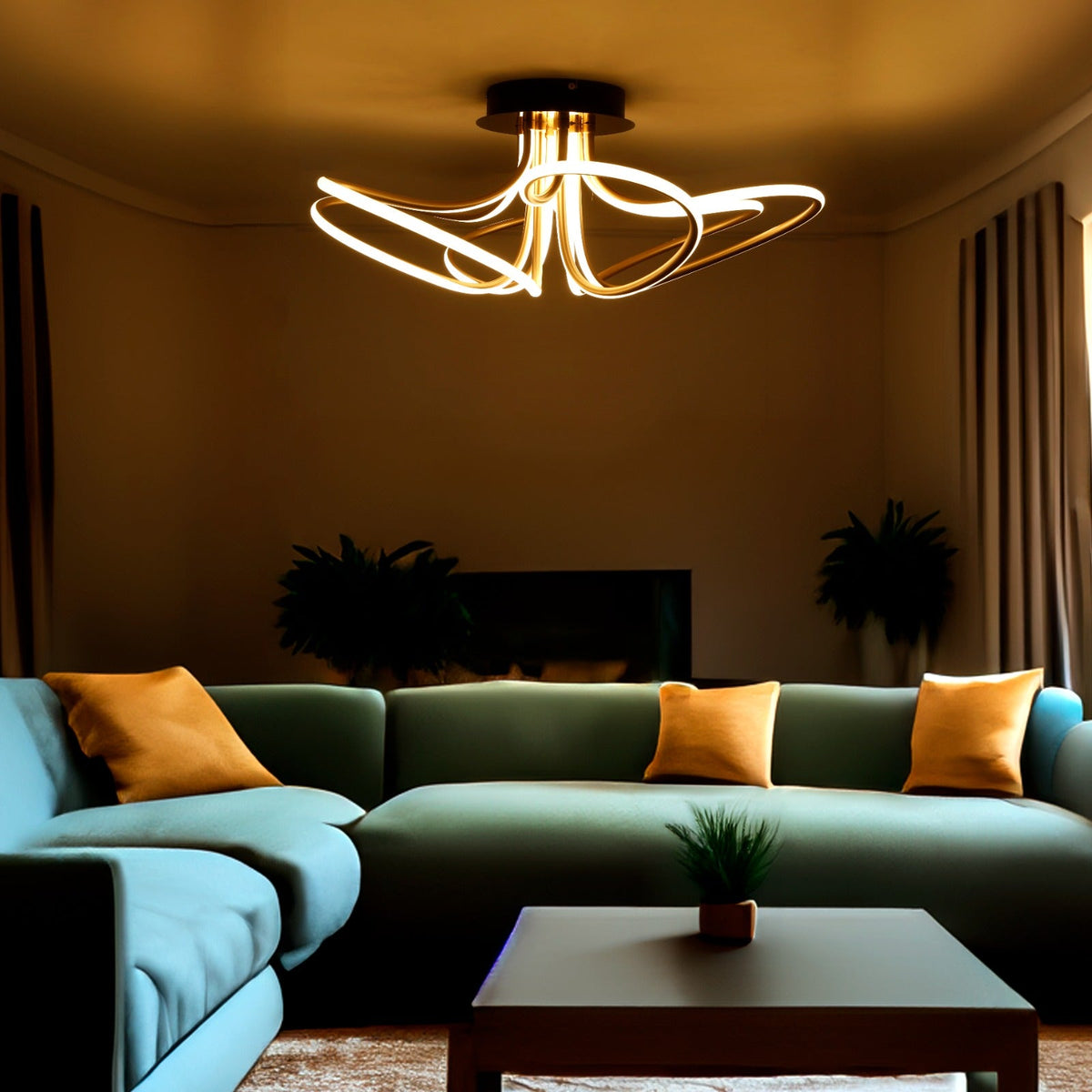 Shop Dancing with Stars (3 Colour Light) LED Chandelier Living