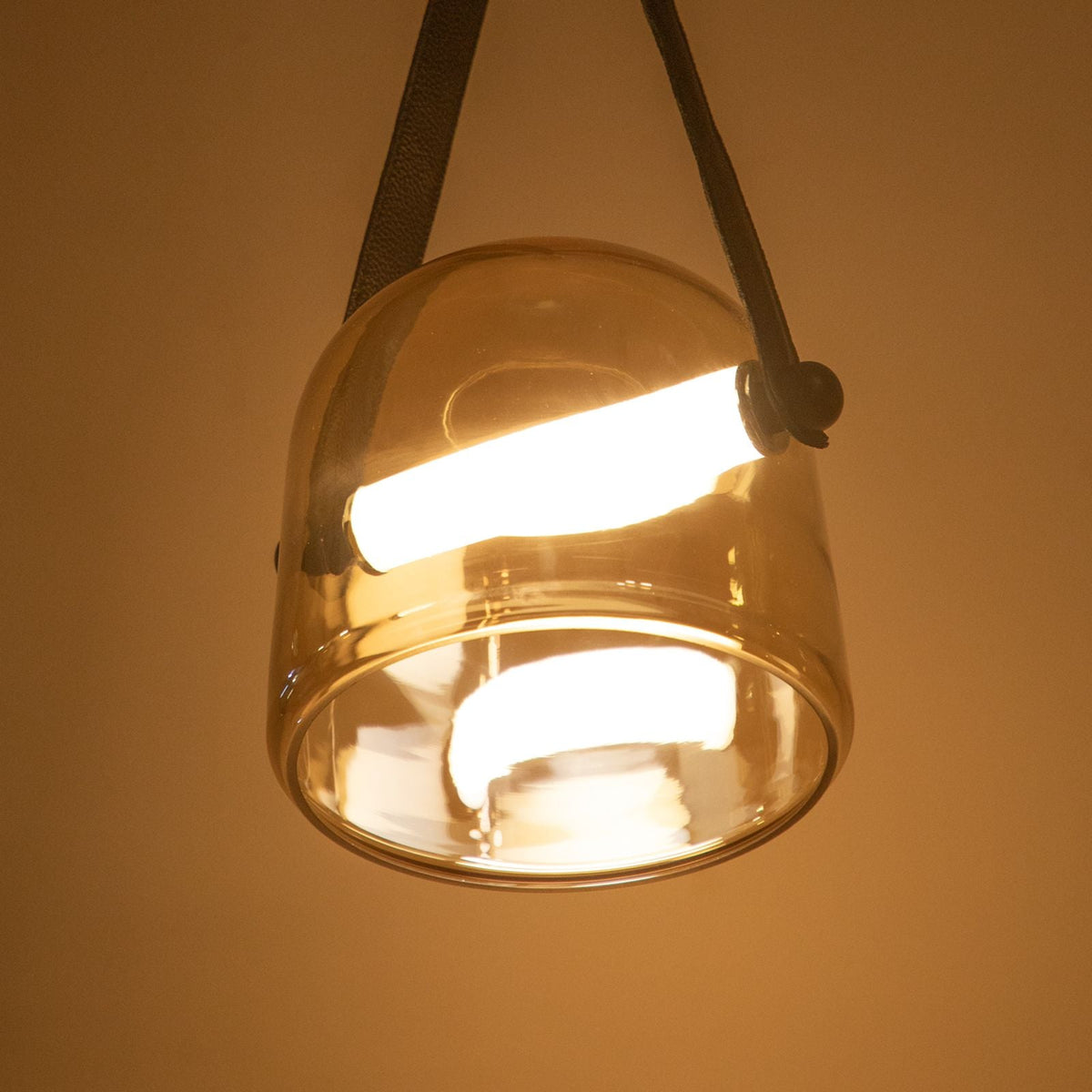 Shop Dependable Amber LED Pendant Light Corners