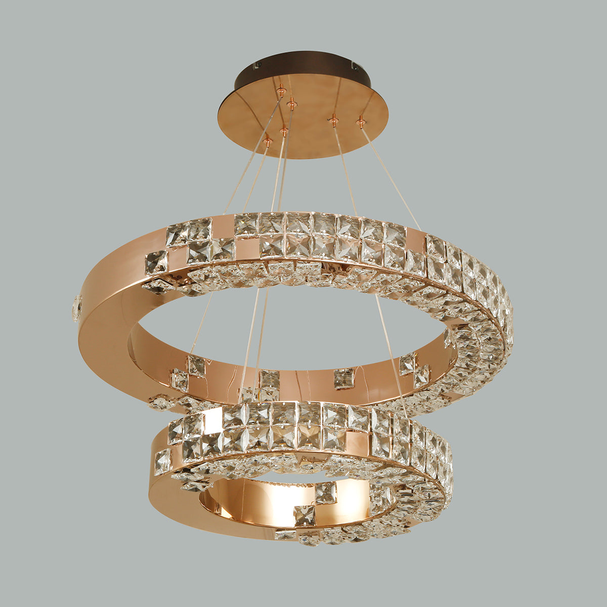 Shop Diamond Beauty Smart ( Dimmable &amp; Remote ) LED Chandelier Dining Room