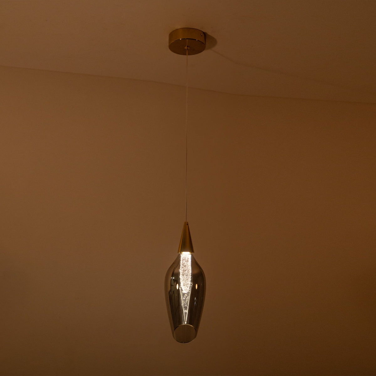 Shop Draw Me In Smoke LED Pendant Light store in Bangalore