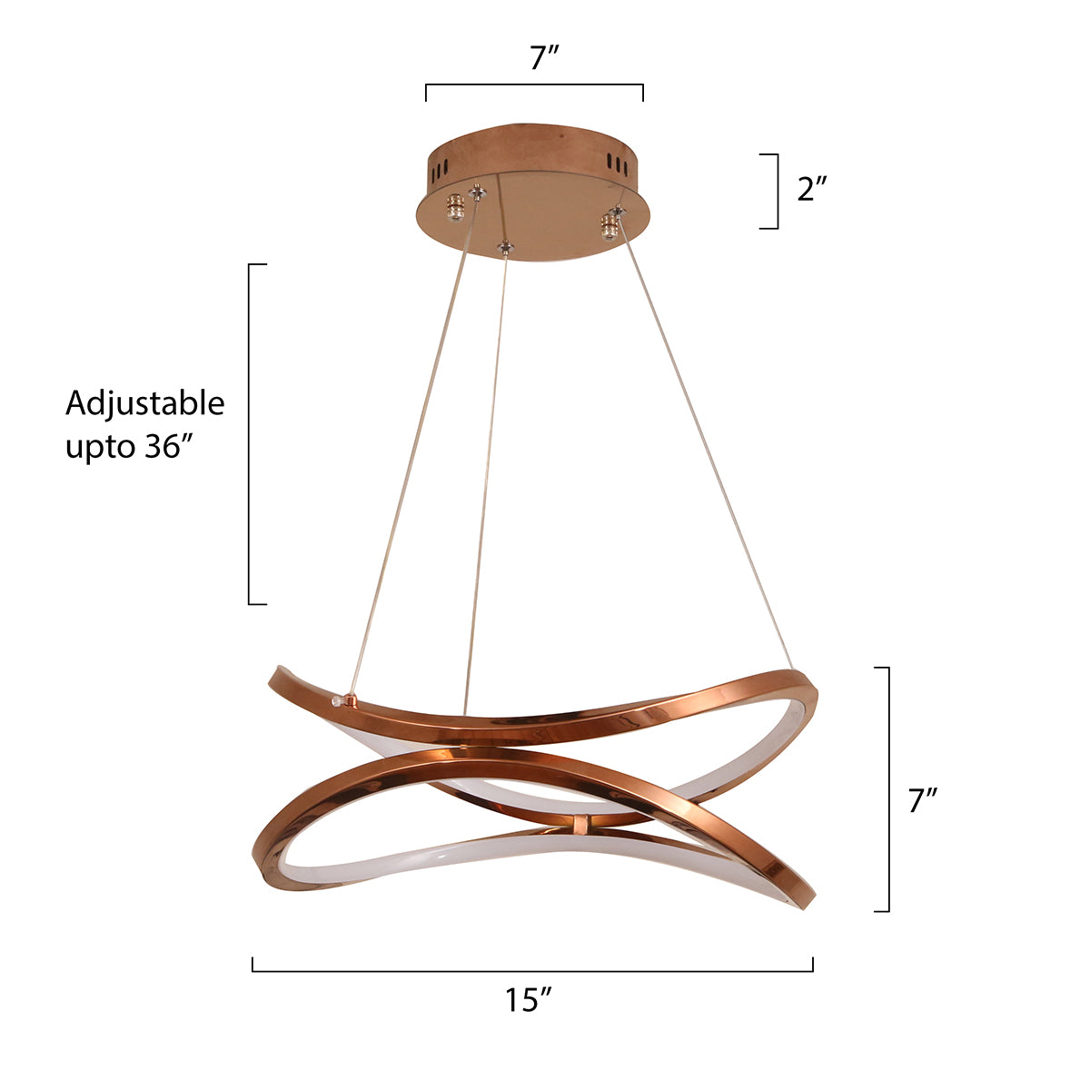 Shop Drool (3 Colour) LED Chandelier Online